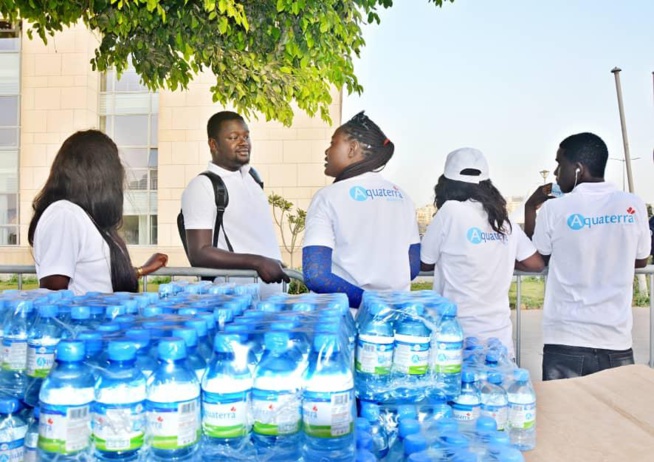 La grande offensive d'Aquatera pour la grande réussite de l'anniversaire de Waly Seck au grand theatre avec Yattassaye.