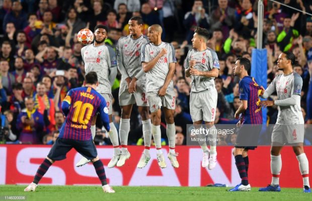 BARCELONE Vs LIVERPOOL: L’incroyable coup-franc de Messi