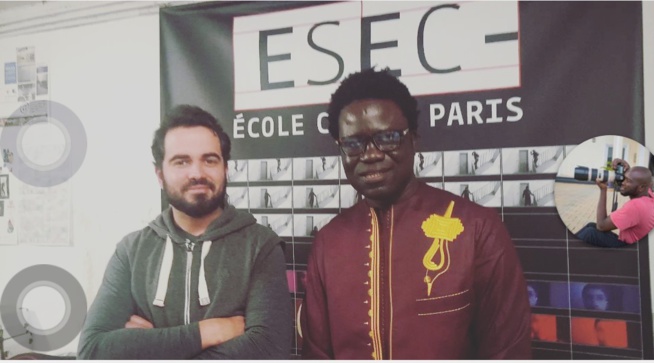 Papis Niang initiateur du projet Full Art Académie à la rencontre de Gerome Enrico DG de l'ESEC de Paris Papis Niang initiateur du projet Full Art Académie à la rencontre de Gerome Enrico DG de l'ESEC de Paris