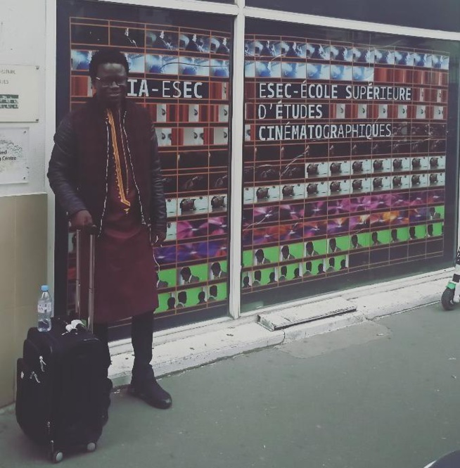 Papis Niang initiateur du projet Full Art Académie à la rencontre de Gerome Enrico DG de l'ESEC de Paris