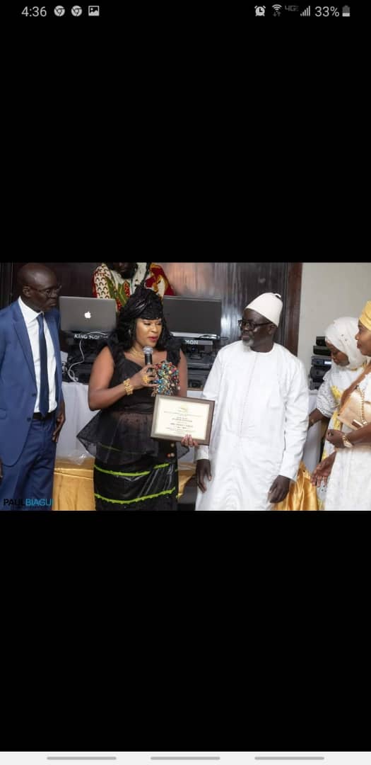 Keb's Thiam de la TFM reçoit une distinction à Atlanta aux USA.