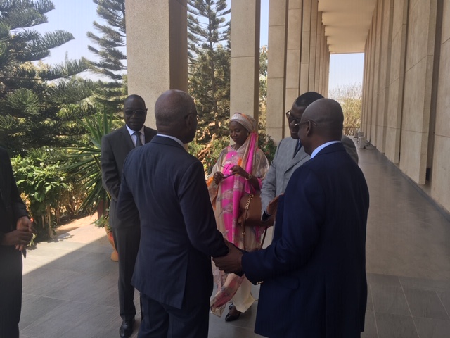 Visite de Me Malick Sall, Garde des Sceaux, ministre de la Justice à la Cour suprême Visite de Me Malick Sall, Garde des Sceaux, ministre de la Justice à la Cour suprême