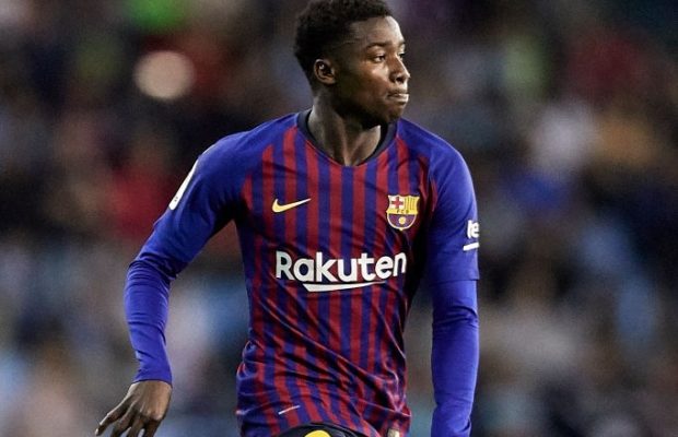 LE BARÇA CHUTE, sur un penalty consécutif à une main de Moussa Wagué