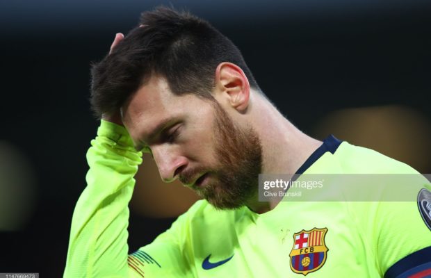 LIVERPOOL Vs BARÇA: LA DOULEUR DE MESSI, EN LARMES DANS LE VESTIAIRE