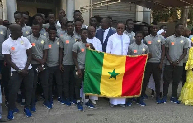 Mondial U20 : Les Lionceaux ont reçu le drapeau national