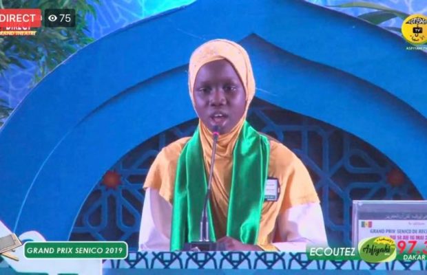 Sokhna Khady Dramé remporte le concours national du récital de coran Sokhna Khady Dramé remporte le concours national du récital de coran