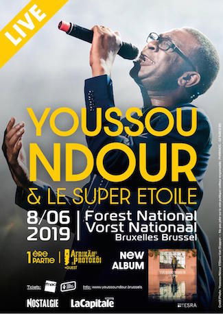 Report du concert de Youssou NDOUR au samedi 14 septembre 2019 à Forest National Report du concert de Youssou NDOUR au samedi 14 septembre 2019 à Forest National