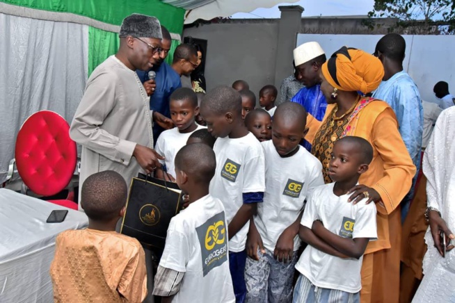 Traditionnel Ndogou EUROGERM au profit de l empire des enfants de Anta Mbow.