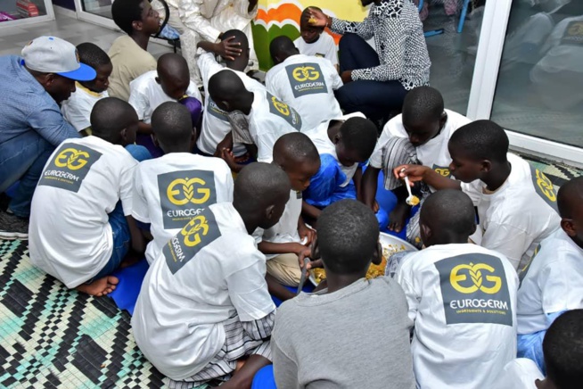 Traditionnel Ndogou EUROGERM au profit de l empire des enfants de Anta Mbow.