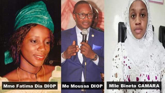 Me Moussa Diop : «mon épouse Fatima DIA a été assassinée presque dans les mêmes conditions que feue Bineta CAMARA » Me Moussa Diop : «mon épouse Fatima DIA a été assassinée presque dans les mêmes conditions que feue Bineta CAMARA »