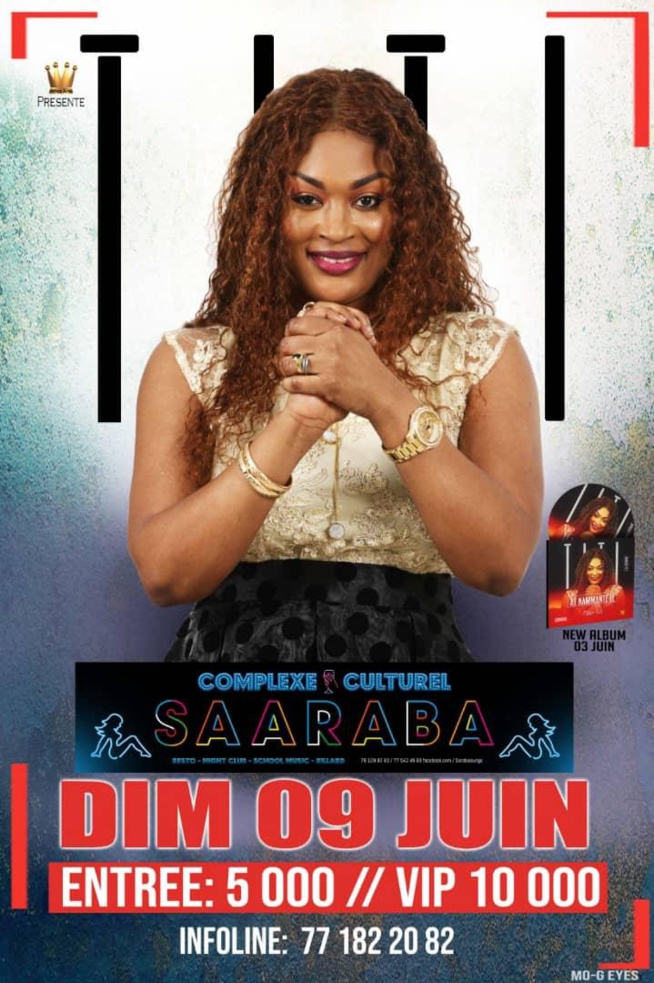 EXCLUSIF: Titi la lionne "Barri Bagacce" signe son retour le 03 juin avec un new album, le 08 Caserne Sapeur Pompier Rufisque, le 09 au Saaraba Night en live, le 15 Sam Prestige à Thies. EXCLUSIF: Titi la lionne "Barri Bagacce" signe son retour le 03 juin avec un new album, le 08 Caserne Sapeur Pompier Rufisque, le 09 au Saaraba Night en live, le 15 Sam Prestige à Thies.