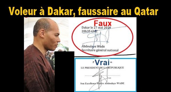 Karim Wade pris la main dans le sac…Il a falsifié la signature de son père pour dire NON au dialogue