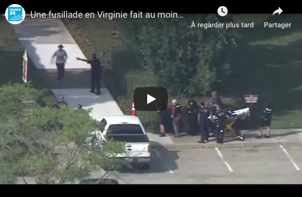 États-Unis : au moins 12 morts dans une fusillade en Virginie États-Unis : au moins 12 morts dans une fusillade en Virginie