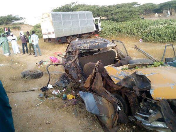 RAO : une violente collision entre un camion et un taxi fait 3 morts et 2 blessés graves