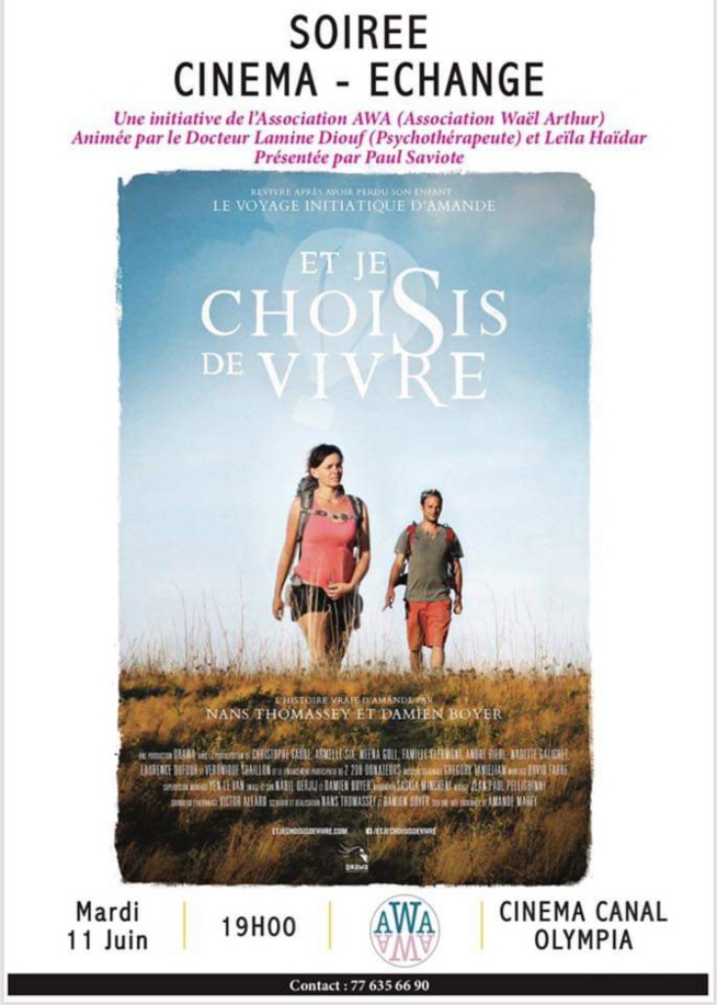 «Et je choisis de vivre » projeté à Dakar à l'initiative de l'association AWA «Et je choisis de vivre » projeté à Dakar à l'initiative de l'association AWA