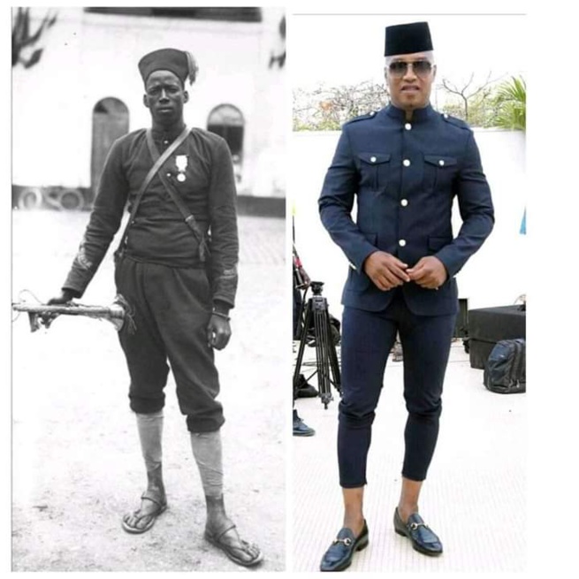 Cette tenue vestimentaire de El Hadj Diouf amuse la toile Cette tenue vestimentaire de El Hadj Diouf amuse la toile