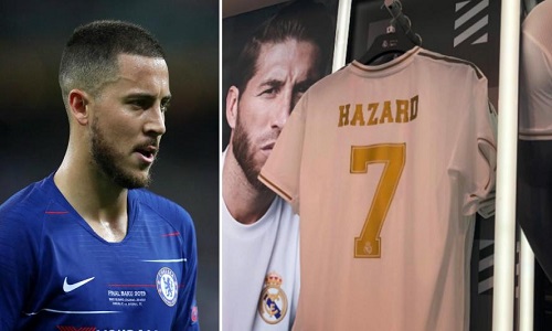 Eden Hazard débarque au Real Madrid ! Eden Hazard débarque au Real Madrid !