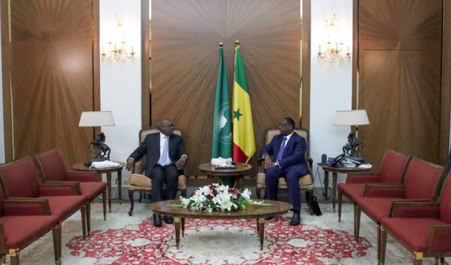 Rencontre du Président Macky SALL avec SEM Mokgweetsi Masisi, Président de la République du Botswana