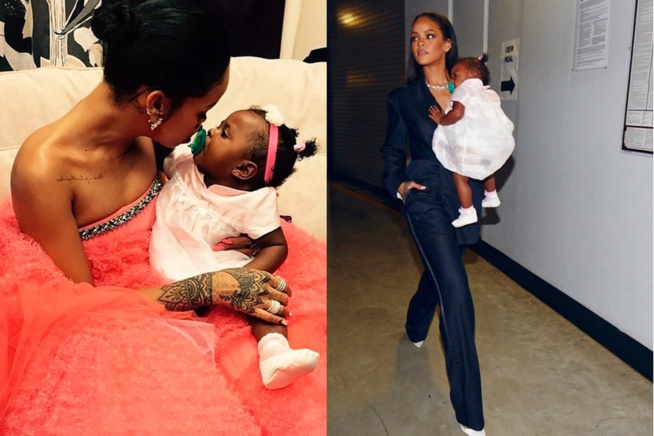 Rihanna avec son bébé et son bien-aimé Hassan Jameel !