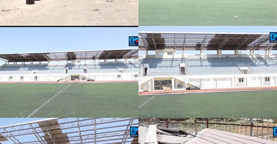 1ère pluie à Ziguinchor / Une partie du toit du stade Aline Sitoé Diatta s’est envolée 1ère pluie à Ziguinchor / Une partie du toit du stade Aline Sitoé Diatta s’est envolée