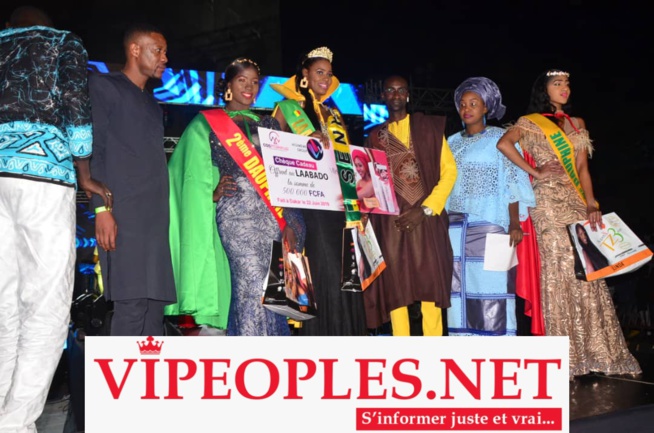 Katy Ly remporte la couronne Miss Labado 2019 devant les 19 participantes au stade Marius Ndiaye avec Waly Seck