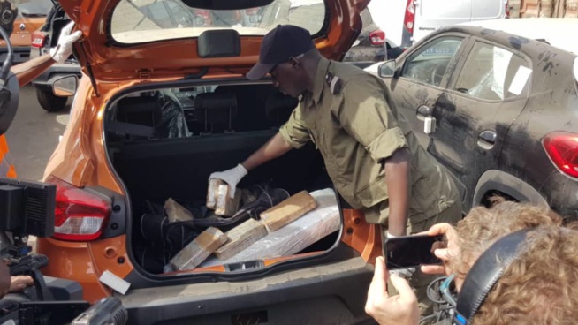 Port de Dakar : Les images des 238 kg de cocaïne saisis