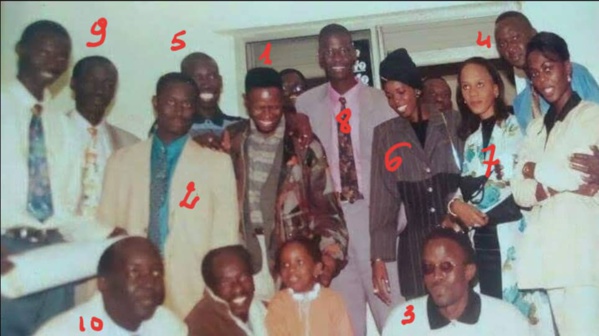​ARRÊT SUR IMAGE! Il y a 21 ans, le maître Psk entouré de ses élèves : Aliou Sall, Yakham Mbaye, Thierno Birahim Fall…