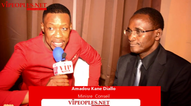 Le ministre conseiller de Wade, ex DG du COSEC, Amadou Kane Diallo salue l'oeuvre de la Diva.