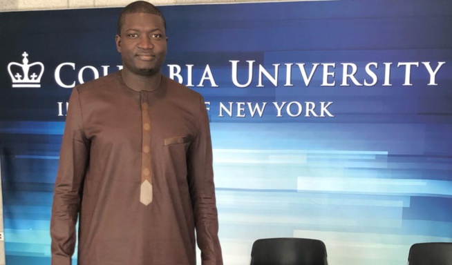 ADESMATS L’association des maîtres tailleurs du Senegal aux USA.Representé par son secrétaire général Khadim soung Ahmadou a Colombia university a la journée economic de Fongad-invest   à New York