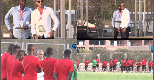 Equipe nationale : Diomansy Kamara a rendu visite aux Lions Equipe nationale : Diomansy Kamara a rendu visite aux Lions