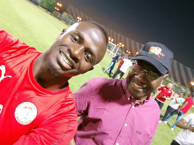 CAN 2019: El hadji Ibrahima Ndiaye PDG de la 2stv en Egypte pour apporter son soutien aux Lions.