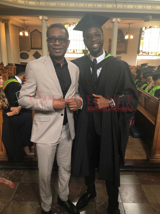 Le fils de Youssou Ndour,Segui reçoit son diplôme BA Global Management Leadership and Management de la Regents University de Londres