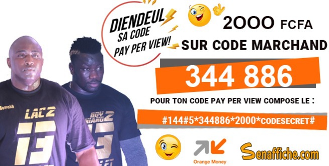 Lac de Guier 2 vs Boy Niag 2 ce samedi 13 juillet achetez vos code pay perview où vos tickets à l'arène national.