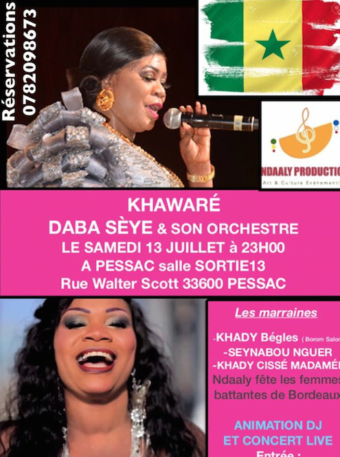 VIDÉO: Daba Séye chauffe son public en mode "XAWARÉ" à Bordeaux.
