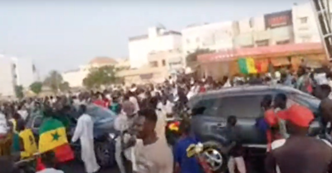 CAN 019: Le Sénégal en finale la joie des Sénégalais dans les rues de Dakar. REGARDEZ
