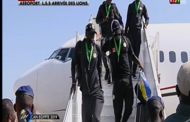 CAN 2019 – Sénégal: le retour des vice-champions d’Afrique en images !