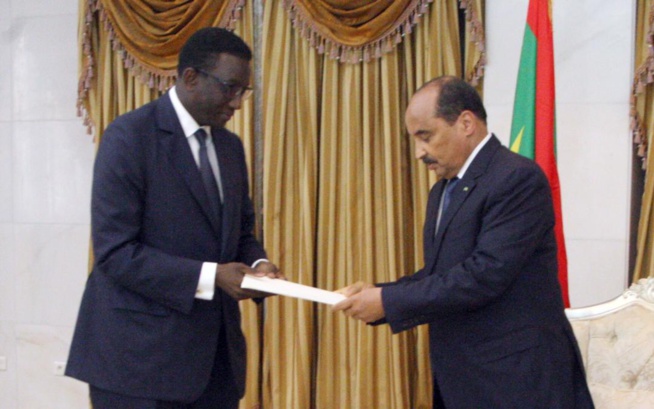 Le Ministre des Affaires Étrangères et des Sénégalais Monsieur Amadou BA a été reçu par le Président de la République Islamique de Mauritanie . Le Ministre des Affaires Étrangères et des Sénégalais Monsieur Amadou BA a été reçu par le Président de la République Islamique de Mauritanie .