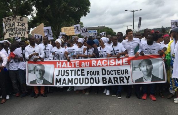 Marche en l’honneur de Mamoudou Barry Des manifestations à Conakry et Paris