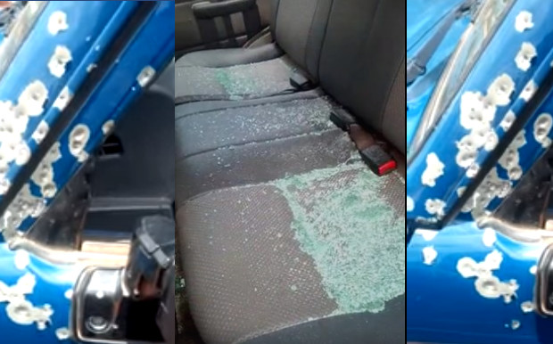 Vidéo Exclusive: la voiture de la gendarmerie de Koumpentoum criblée de balles par les malfrats occasionnant la mort de Commandant de la brigade Tamsir Sané Vidéo Exclusive: la voiture de la gendarmerie de Koumpentoum criblée de balles par les malfrats occasionnant la mort de Commandant de la brigade Tamsir Sané