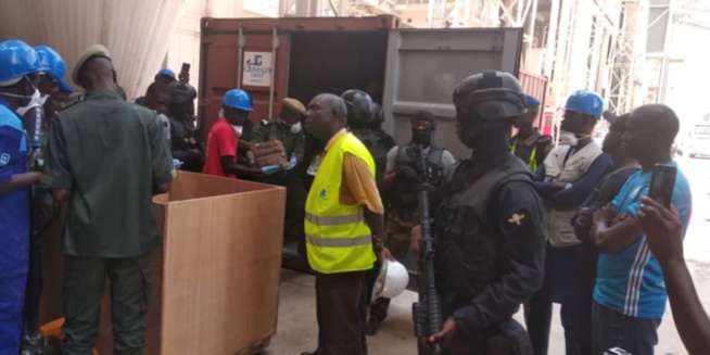 Drogue saisie au Port : La cocaïne incinérée, hier, estimée à 250 milliards Drogue saisie au Port : La cocaïne incinérée, hier, estimée à 250 milliards