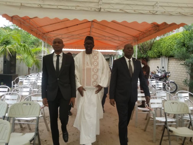 En images : Cissé Lô au Bénin aux obséques d’Alain Marcel De Souza