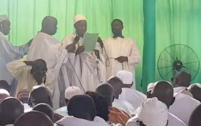 VIDÉO: Le khoutba de l'imam à la priére d'EID EL FITRE à Massalikoul Djinane. VIDÉO: Le khoutba de l'imam à la priére d'EID EL FITRE à Massalikoul Djinane.