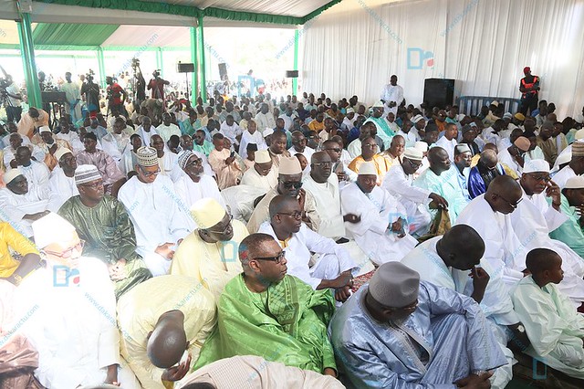 Les images de la célébration de l’Aid El Kebir à la mosquée Massalikoul Djinane...