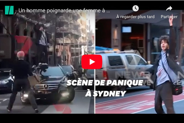 VIDEO - À Sydney, un homme poignarde une femme aux cris de "Allah Akbar"