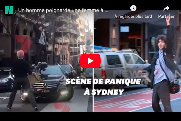 VIDEO - À Sydney, un homme poignarde une femme aux cris de "Allah Akbar" VIDEO - À Sydney, un homme poignarde une femme aux cris de "Allah Akbar"