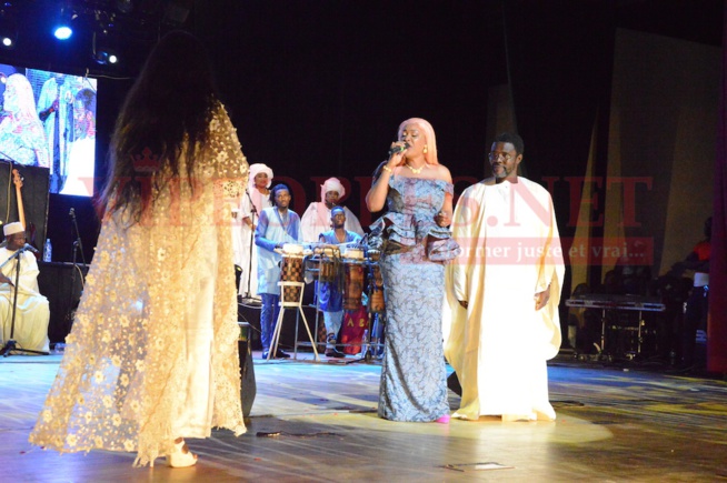 GRAND THEATRE AVEC TITI: Ndella Madior Diouf se montre proche de la lionne de la musique Sénégalaise.