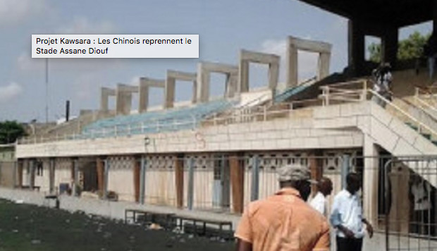 Projet Kawsara : Les Chinois reprennent le Stade Assane Diouf
