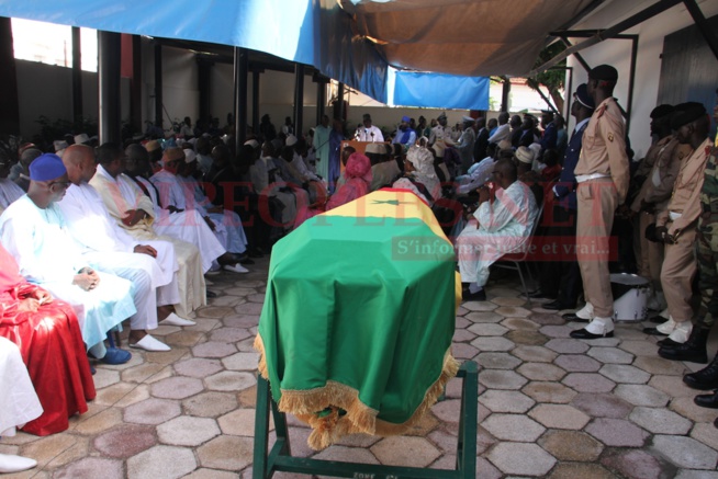Lesimages du Levée du corps de l’ancien ministre d’Etat Lesimages du Levée du corps de l’ancien ministre d’Etat