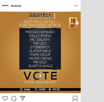 Momo Dieng nominé parmi les 10 meilleurs artistes d'Afrique: VOTEZ VITE POUR LUI Momo Dieng nominé parmi les 10 meilleurs artistes d'Afrique: VOTEZ VITE POUR LUI