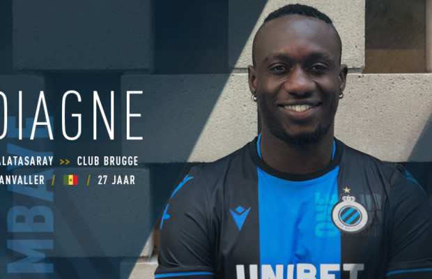 Mbaye Diagne signe au Club Bruges
